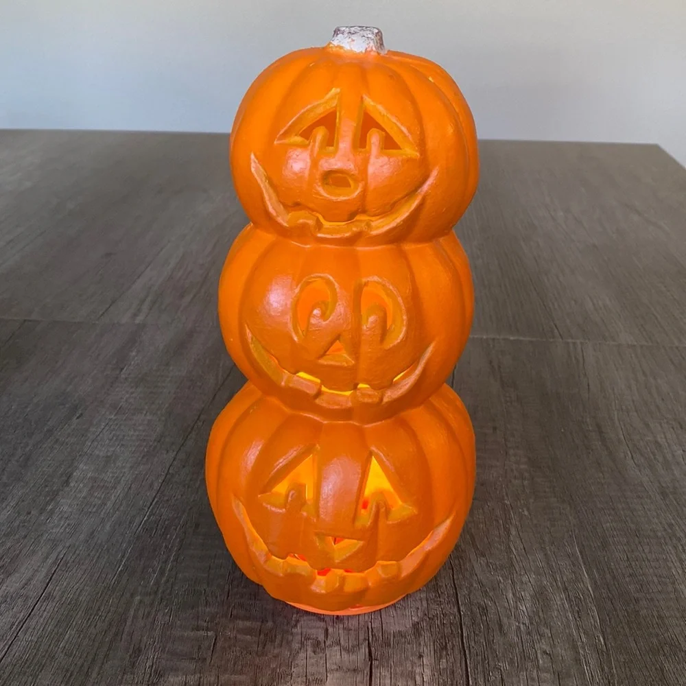 Halloween 🎃 Pumpkin Lantern 3-Tiers pumpkins